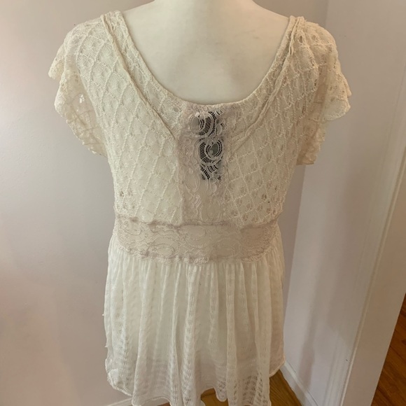 New Romantics Free People sheer tunic, size M - Picture 5 of 7